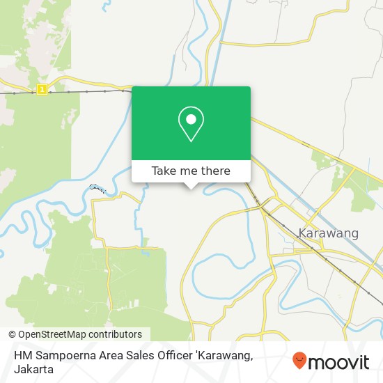 HM Sampoerna Area Sales Officer 'Karawang map