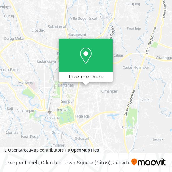 Pepper Lunch, Cilandak Town Square (Citos) map
