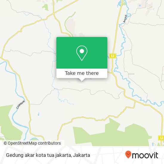 Gedung akar kota tua jakarta map