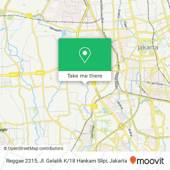 Reggae 2215, Jl. Gelatik K / 18 Hankam Slipi map