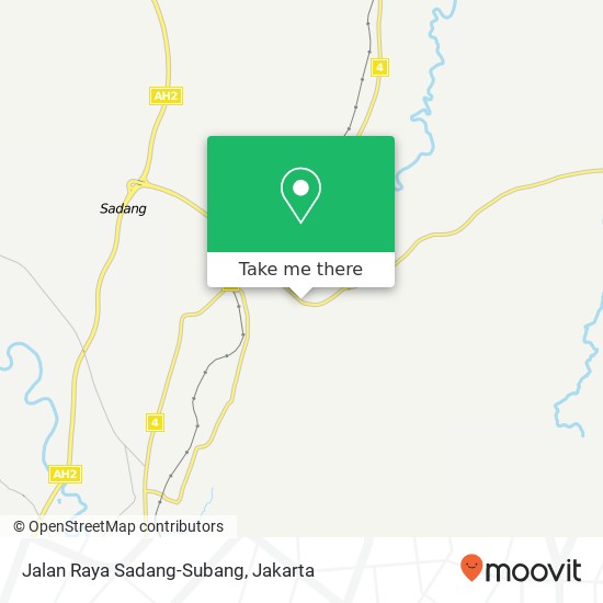 Jalan Raya Sadang-Subang map