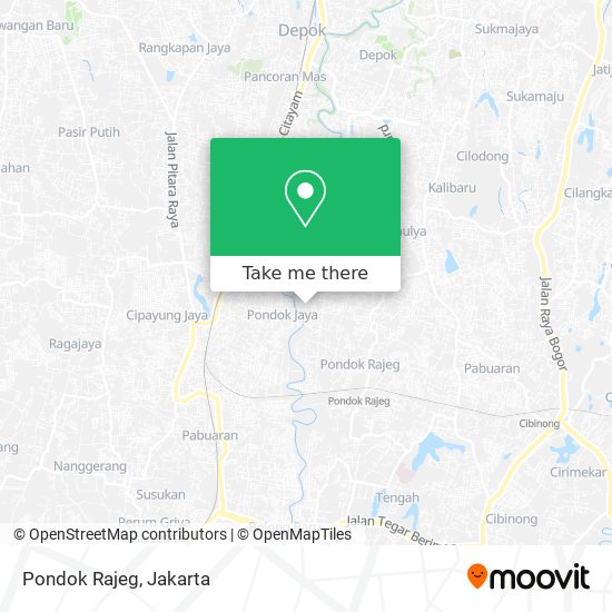 Pondok Rajeg map