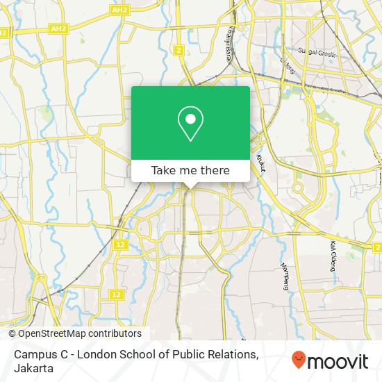 Campus C - London School of Public Relations map
