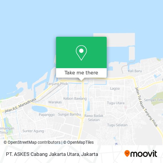 PT. ASKES Cabang Jakarta Utara map