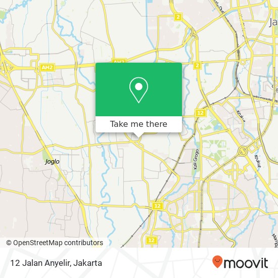 12 Jalan Anyelir map