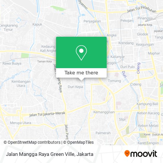 Jalan Mangga Raya Green Ville map