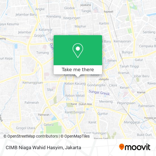 CIMB Niaga Wahid Hasyim map