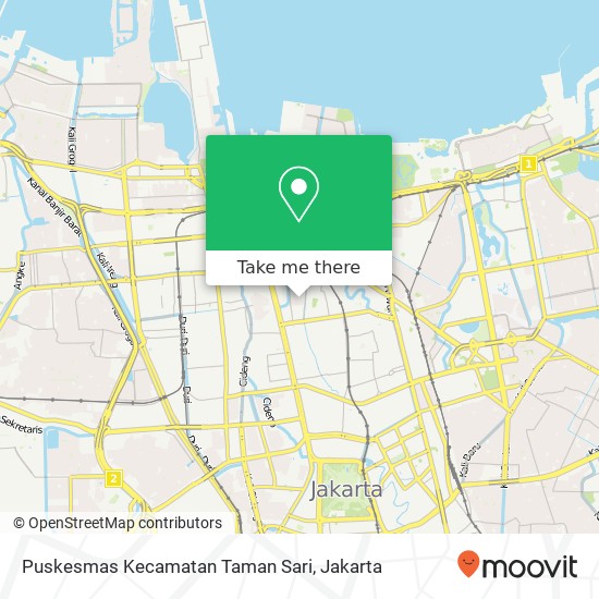 Puskesmas Kecamatan Taman Sari map