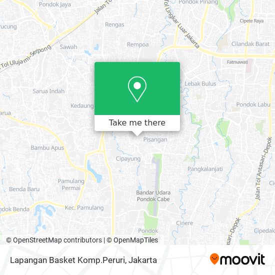 Lapangan Basket Komp.Peruri map