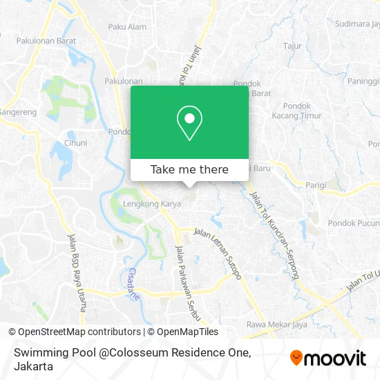 Swimming Pool @Colosseum Residence One map