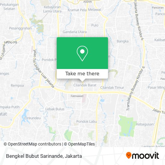 Bengkel Bubut Sarinande map