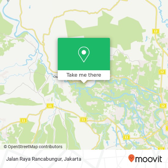 Jalan Raya Rancabungur map