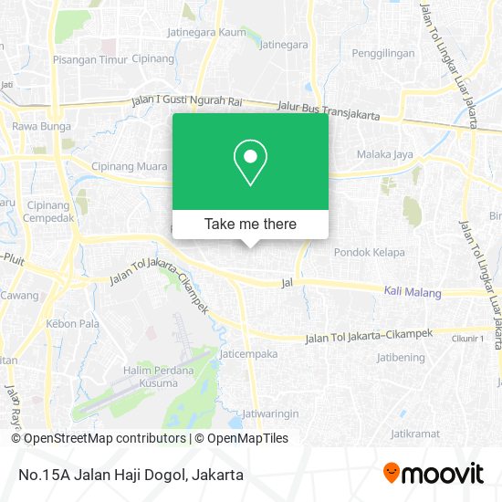No.15A Jalan Haji Dogol map