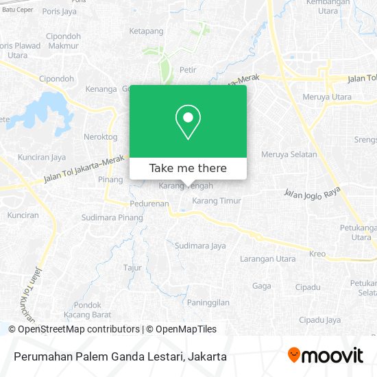 Perumahan Palem Ganda Lestari map