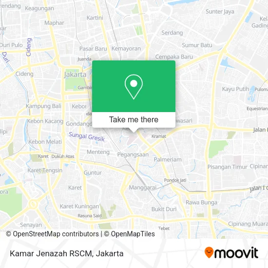 Kamar Jenazah RSCM map
