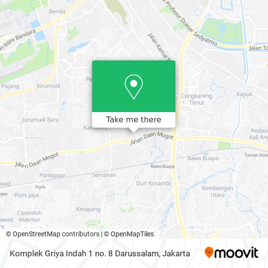 Komplek Griya Indah 1 no. 8 Darussalam map