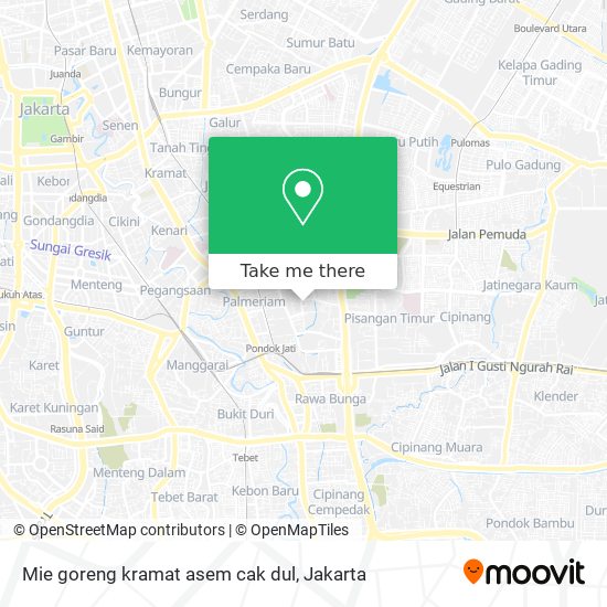 Mie goreng kramat asem cak dul map