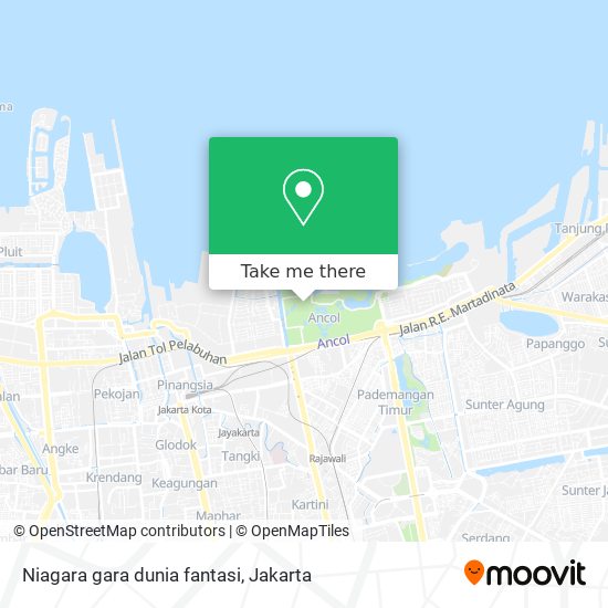 Niagara gara dunia fantasi map