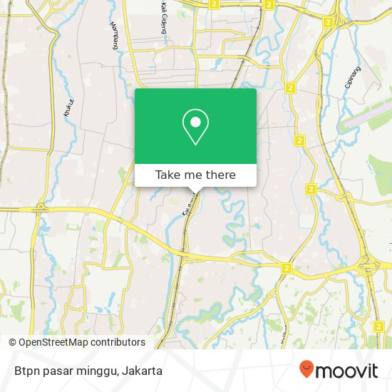 Btpn pasar minggu map