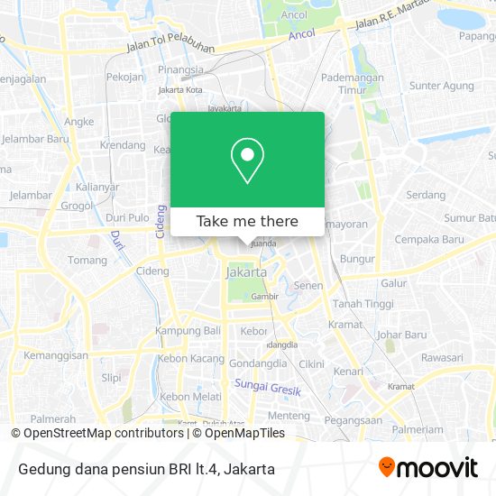 Gedung dana pensiun BRI lt.4 map
