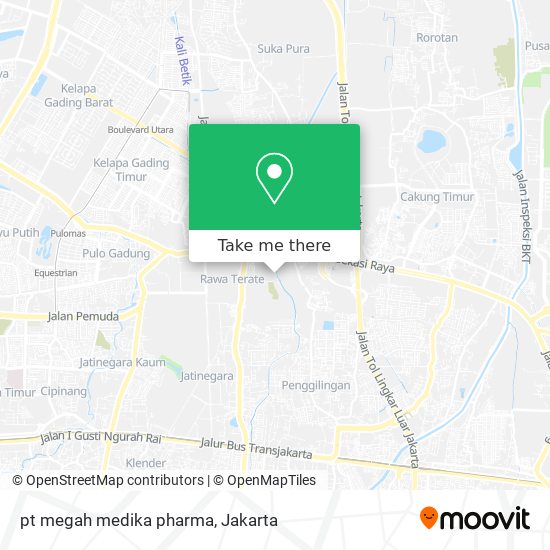 pt megah medika pharma map