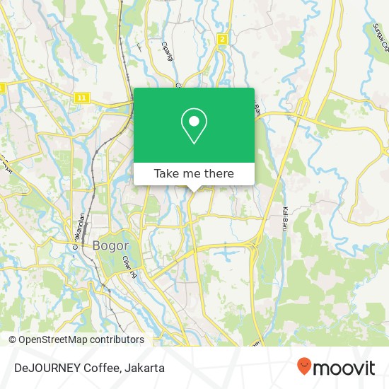 DeJOURNEY Coffee map