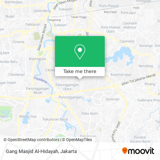 Gang Masjid Al-Hidayah map