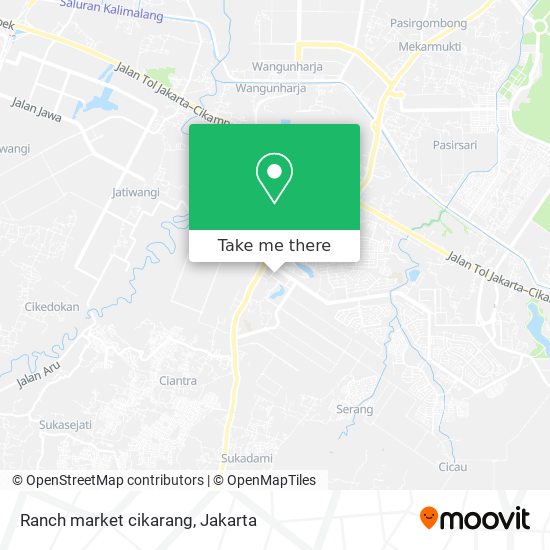 Ranch market cikarang map