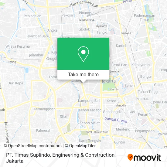 PT. Timas Suplindo, Engineering & Construction map