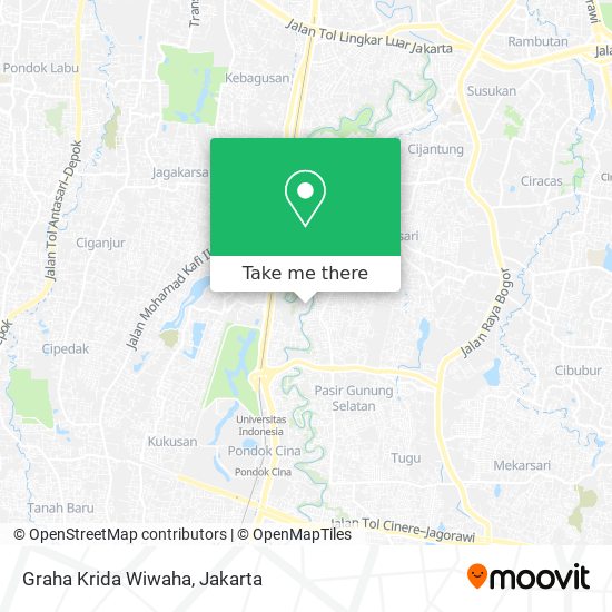 Graha Krida Wiwaha map