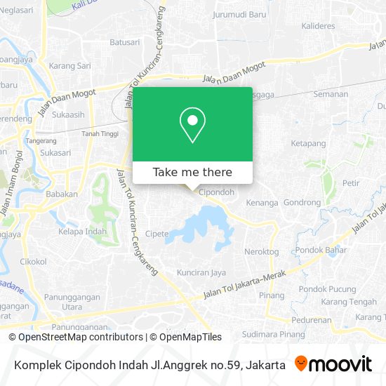 Komplek Cipondoh Indah Jl.Anggrek no.59 map