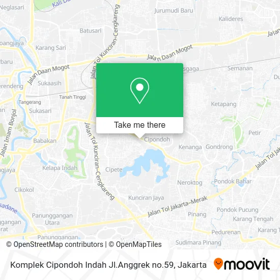 Komplek Cipondoh Indah Jl.Anggrek no.59 map