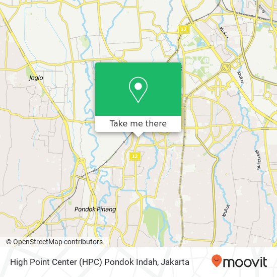 High Point Center (HPC) Pondok Indah map