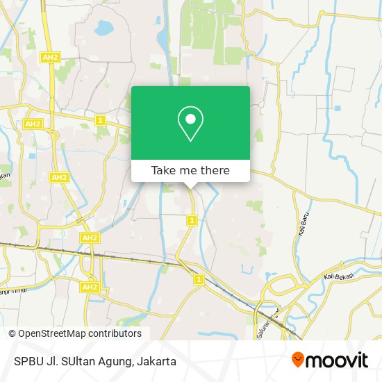 SPBU Jl. SUltan Agung map