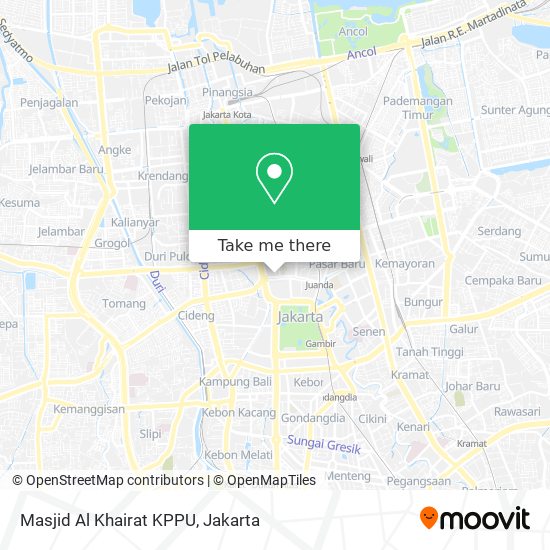 Masjid Al Khairat KPPU map