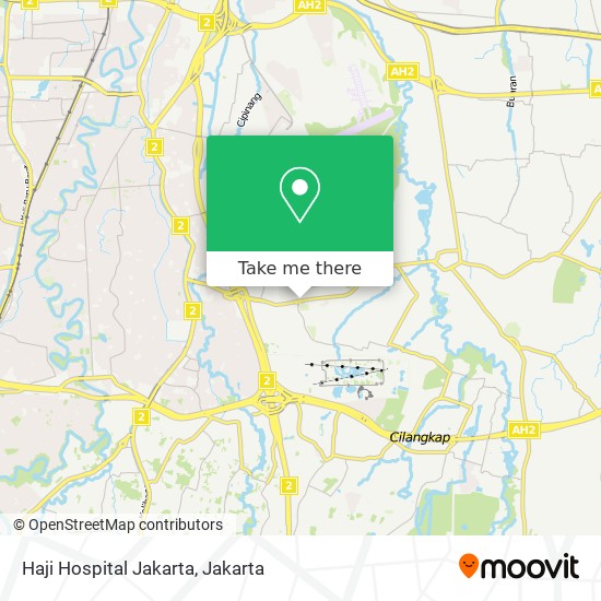 Haji Hospital Jakarta map