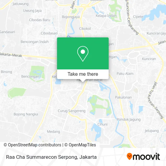 Raa Cha Summarecon Serpong map