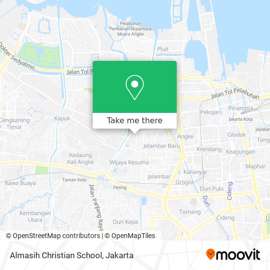 Almasih Christian School map