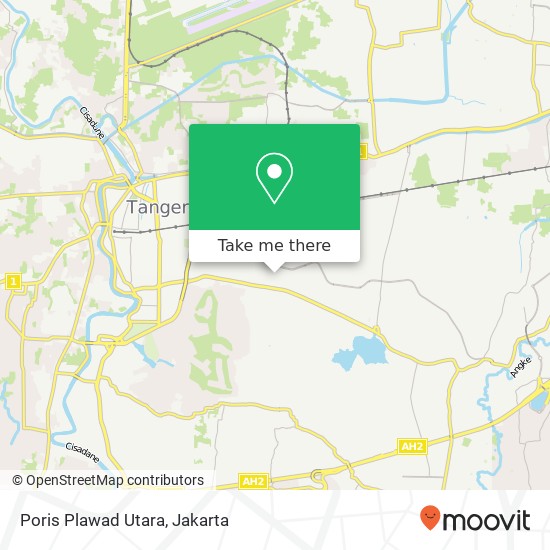 Poris Plawad Utara map