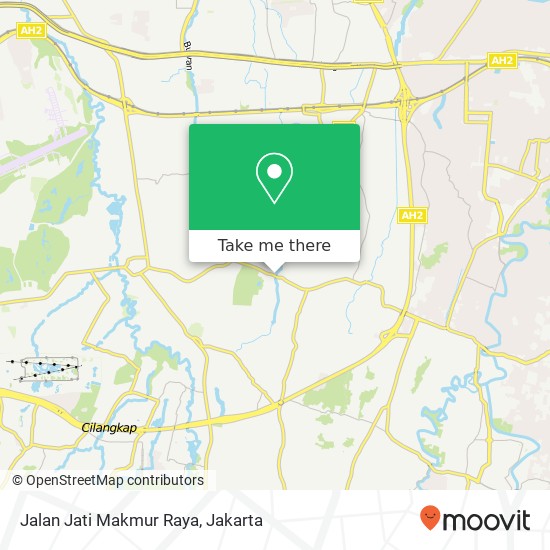 Jalan Jati Makmur Raya map