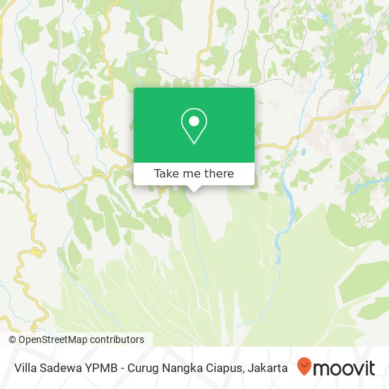 Villa Sadewa YPMB - Curug Nangka Ciapus map