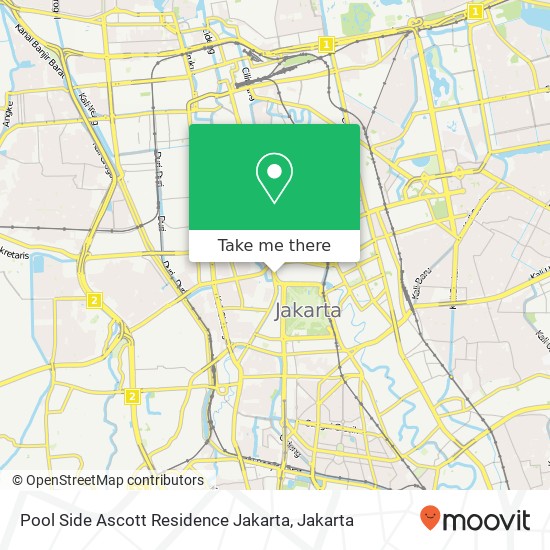 Pool Side Ascott Residence Jakarta map