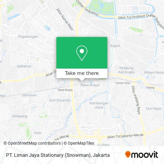 PT. Liman Jaya Stationary (Snowman) map