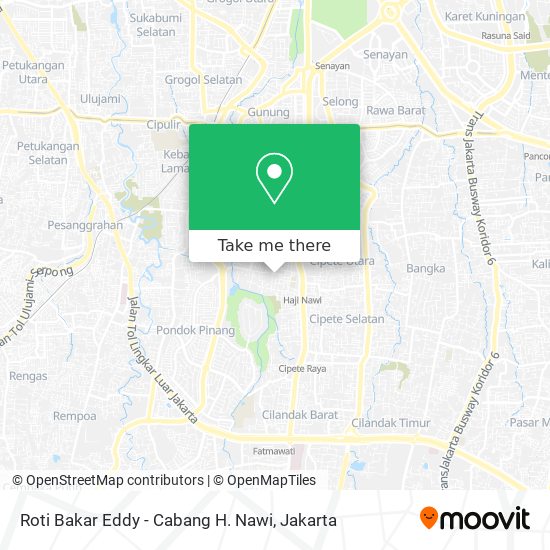 Roti Bakar Eddy - Cabang H. Nawi map