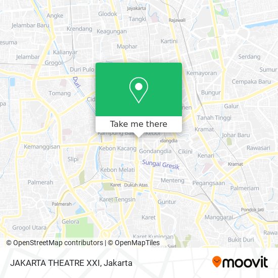 JAKARTA THEATRE XXI map