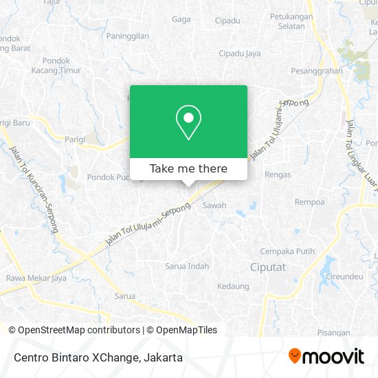 Centro Bintaro XChange map