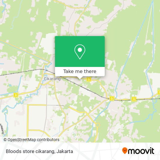 Bloods store cikarang map