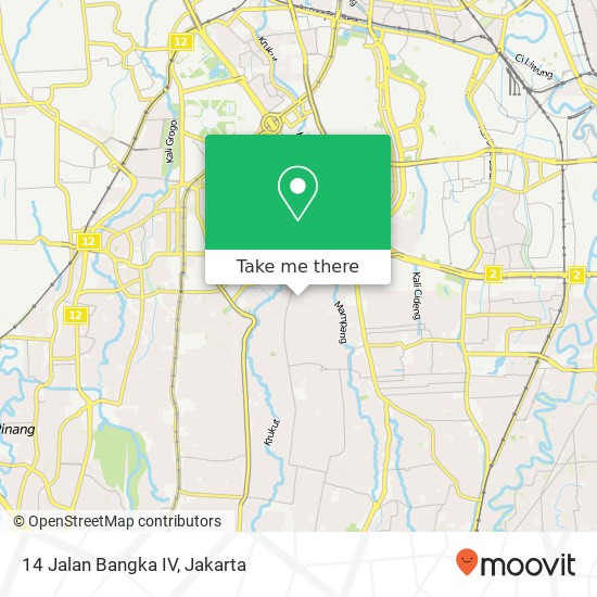 14 Jalan Bangka IV map