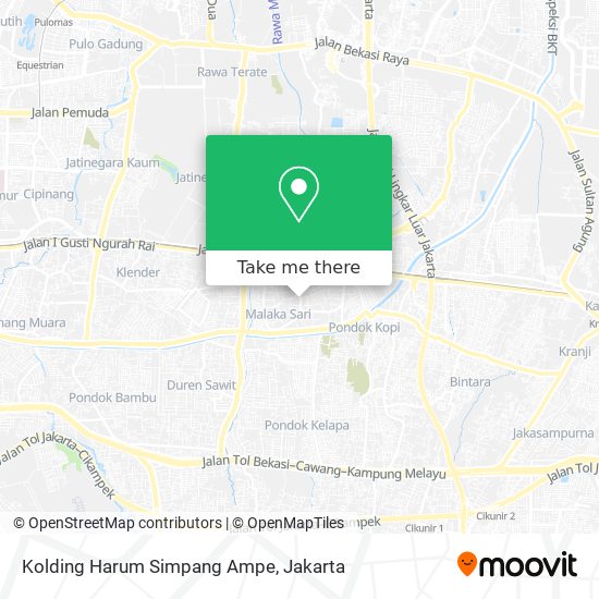 Kolding Harum Simpang Ampe map