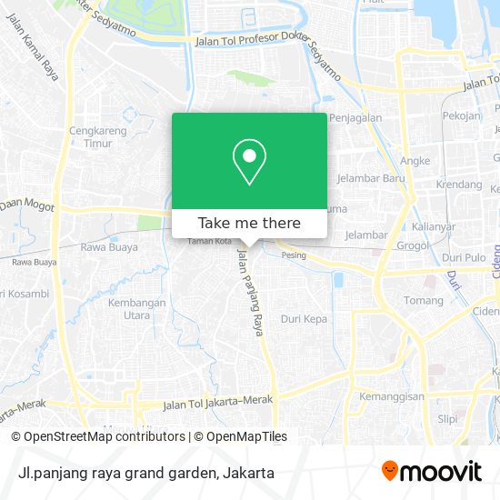 Jl.panjang raya grand garden map